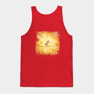 Pumpkin Tightrope Walker Tank Top